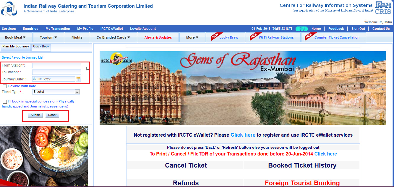 how to make indian railway train ticket online how can i make