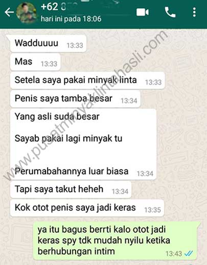 Minyak lintah papua asli Minyak lintah papua asli
