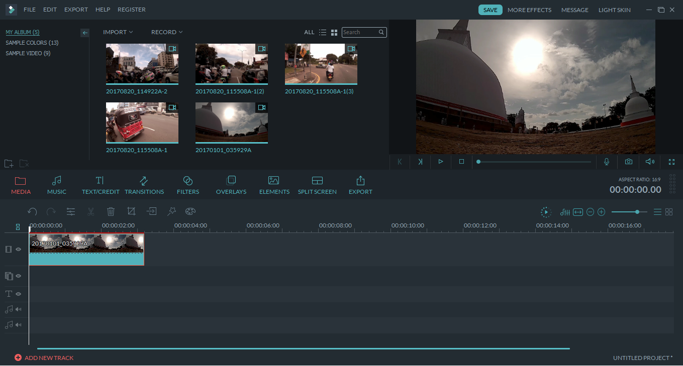 Action Cam එකක් තියනවද? එහෙනම් මේක බලන්න Video Editor
