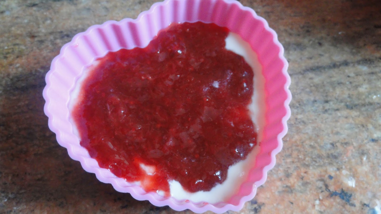 Add final strawberry layer