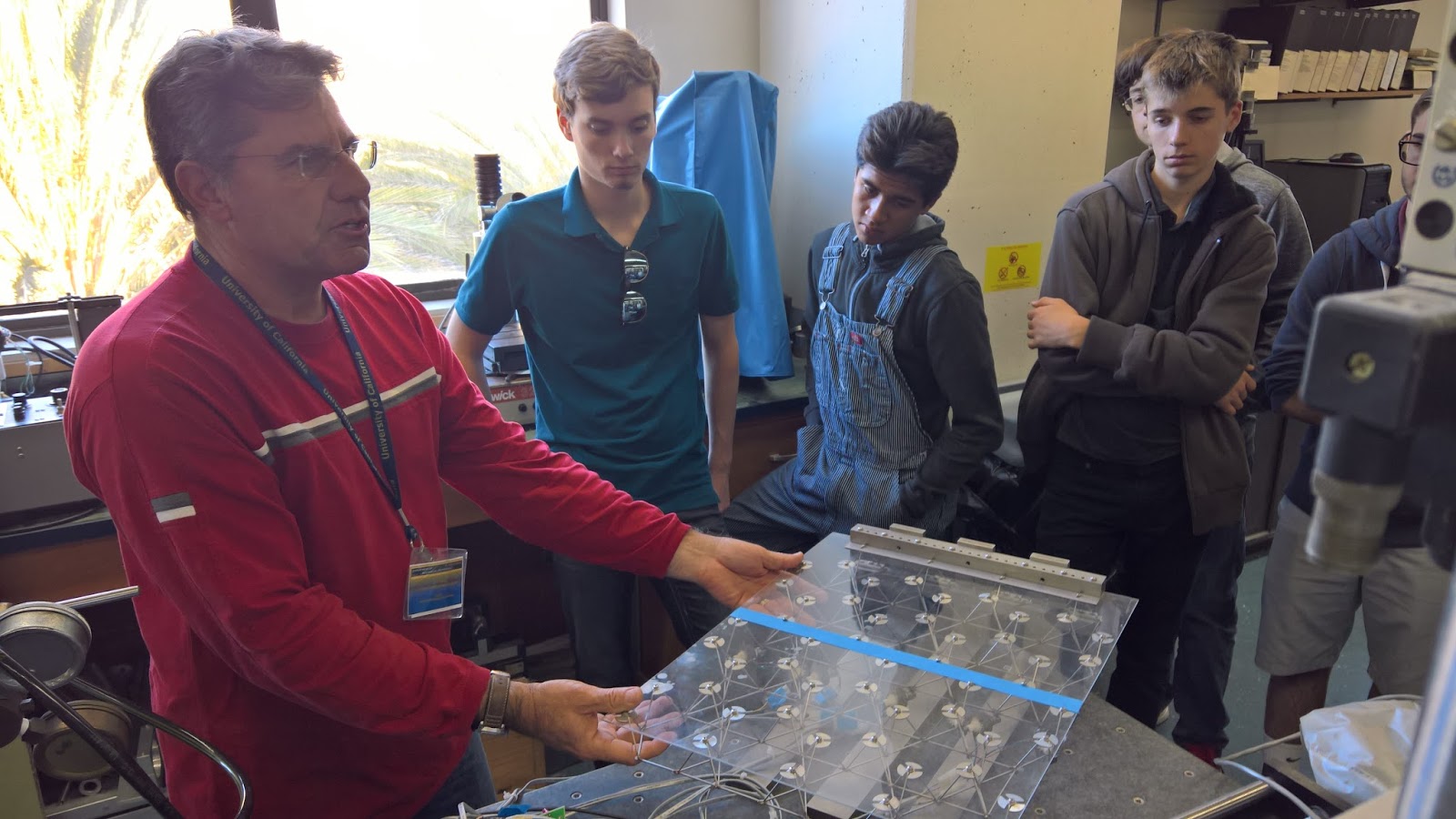 Visit to UCSB Mechanical Engineering Department Providence School