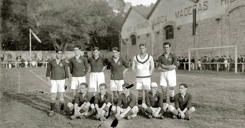 EQUIPOS DE FÚTBOL SELECCIÓN DE ESPAÑA en la Olimpiada de Amberes 1920