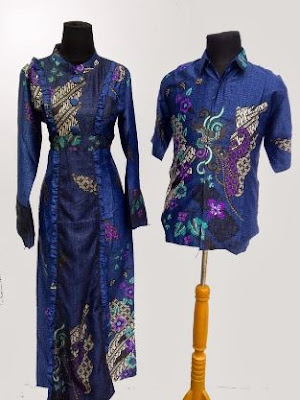 Baju batik gamis pasangan anak muda terbaru Baju batik gamis pasangan anak muda terbaru