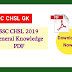 600 GK Questions And Answer PDF For SSC CHSL | SSC CGL GK PDF