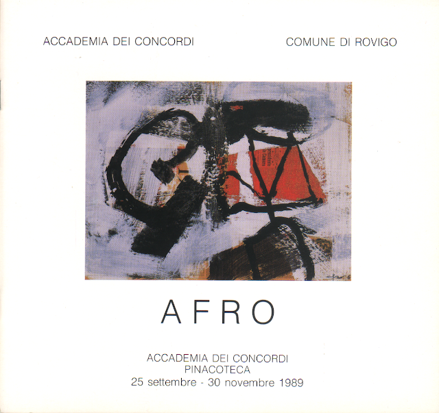 Afro - 25 settembre - 30 novembre 1989 Pinacoteca dell'Accademia dei Concordi, Rovigo