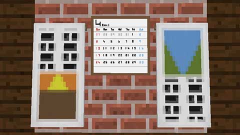 マインクラフト カレンダーの作り方 マイクラマルチプレイ日記ブログ