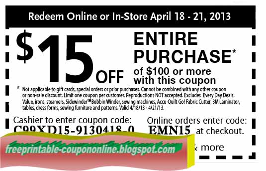 Hancock fabrics online coupons 2018
