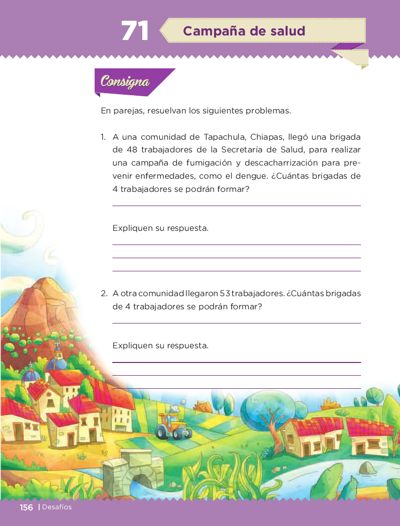 Campaña de salud - Desafios matemáticos 3ro Bloque 5/2014-2015