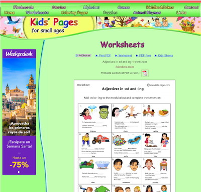 EL RINCÓN DE LA PIZARRA DIGITAL: KID´S PAGES