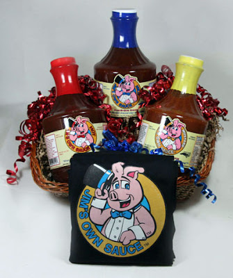 NC Barbecue sauce gift baskets