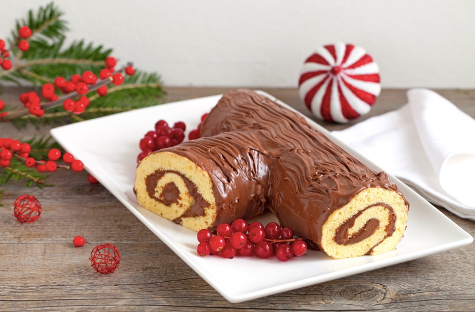 Ricetta Tronchetto Di Natale Alla Nutella.Tronchetto Di Natale Alla Nutella Con Il Bimby Tm5