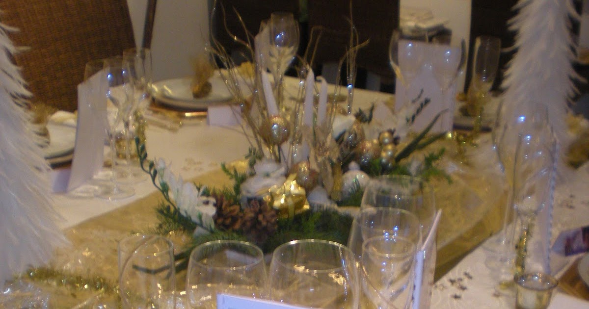 Table De Noel Noir Et Or Table Noel Blanc Et Or : Idées Et Inspiration 26 Déco de table à thèmes: Noël en Or