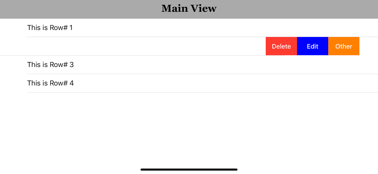 table swipe delete flickery swift table swipe delete flickery swift