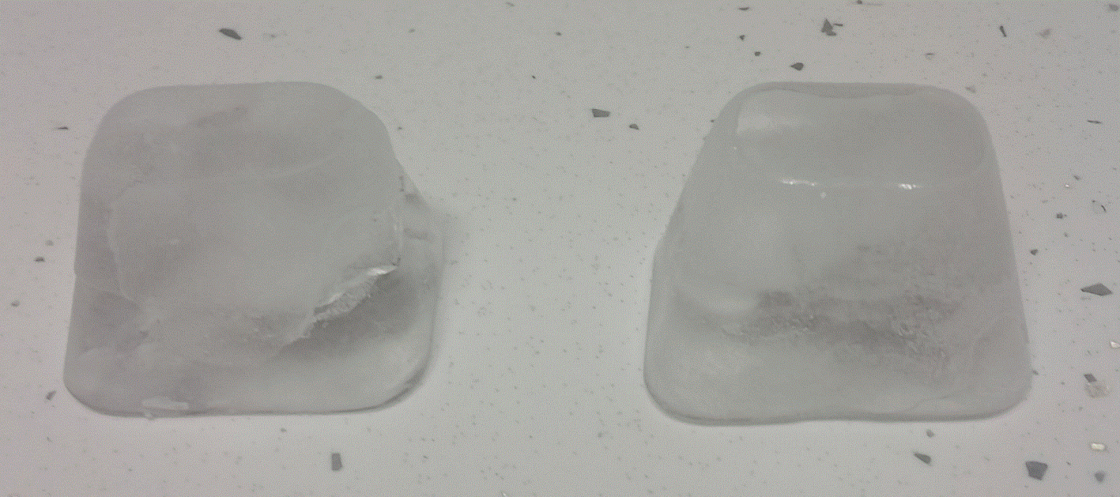 Cognitive Dissonances Why do ice cubes melt faster in fresh water than