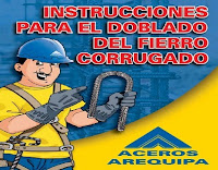 Instrucciones para el doblado del fierro corrugado doblado del fierro corrugado