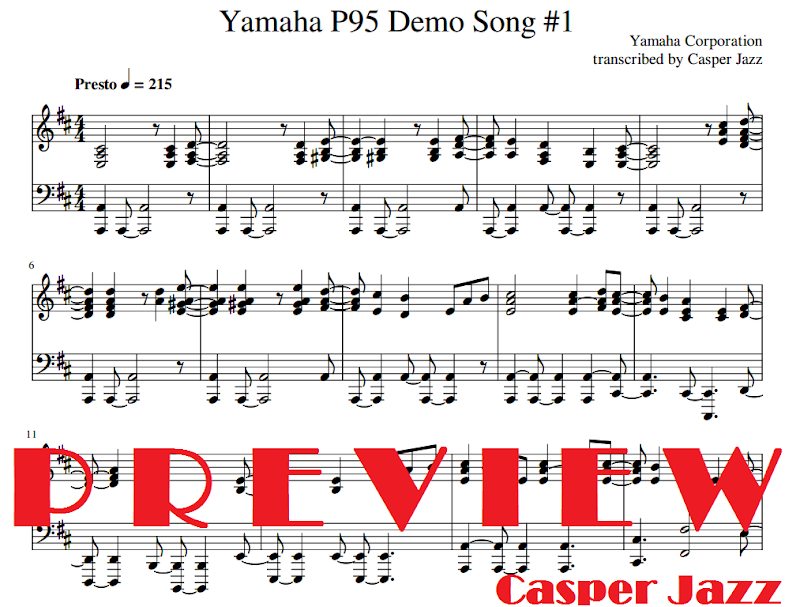 music google yamaha sheet music