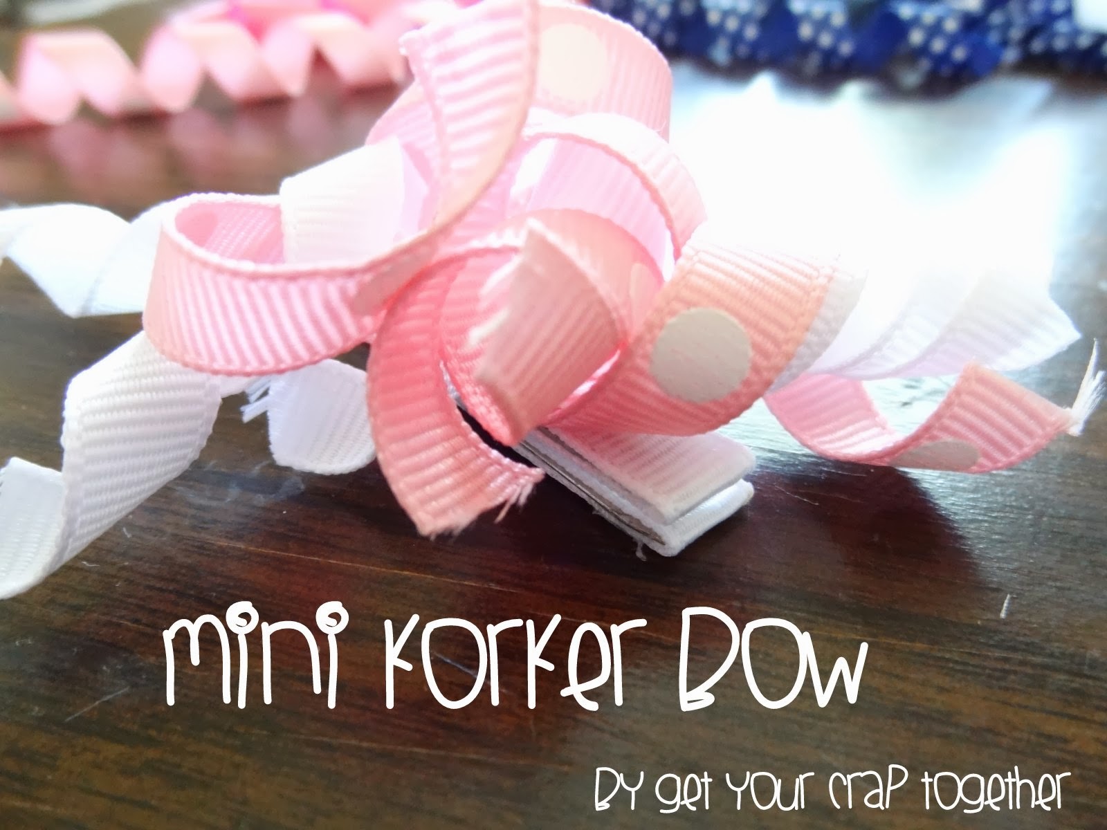 Mini Korker Bows Tutorial Sew Simple Home