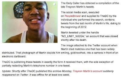 Trayvon Martin - "No Limit Nigga" 