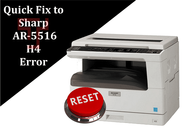 Sharp Reset Code Sharp-AR-5516-H4-Error
