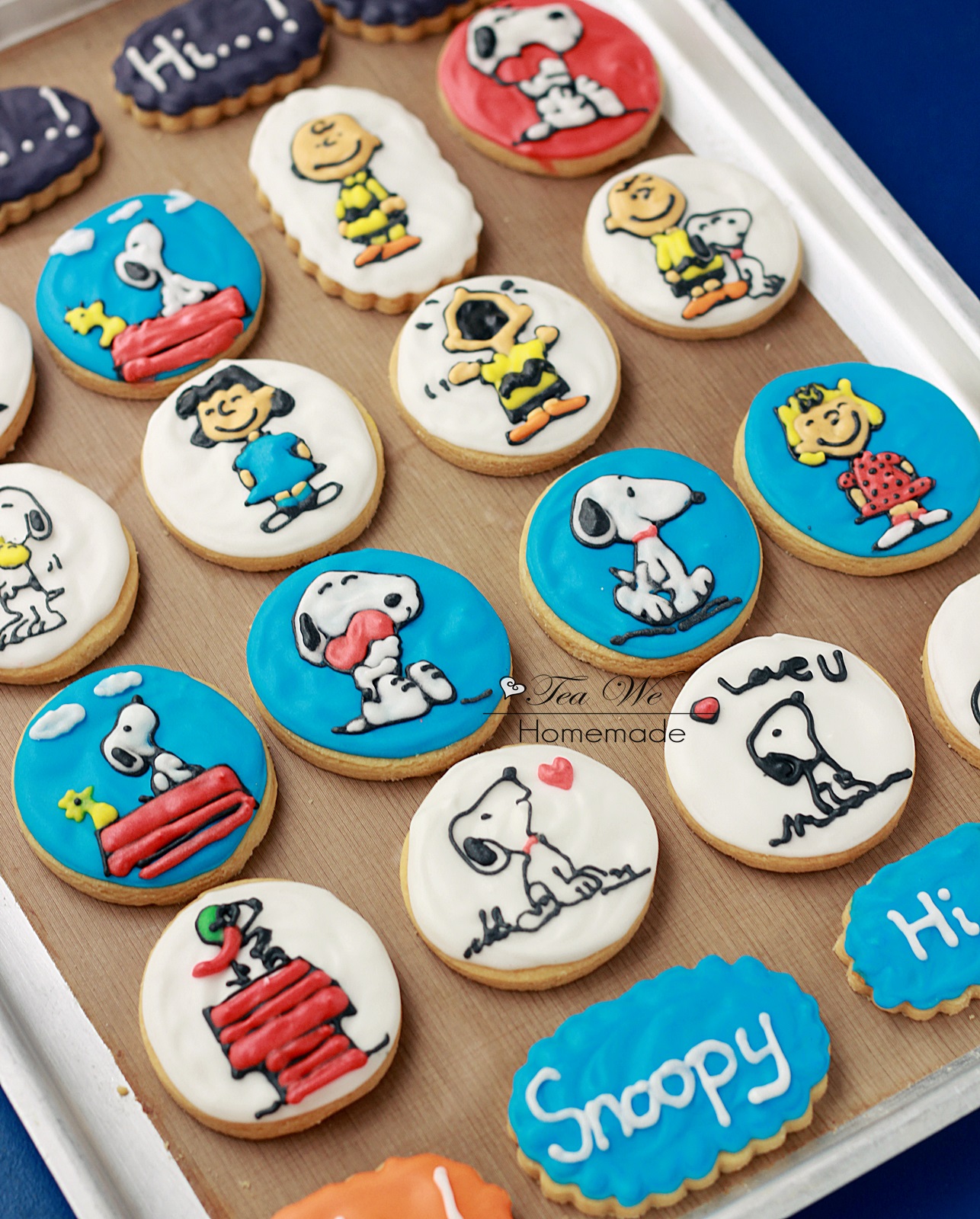 Welcome to Teawe&amp;#39;s blog: Snoopy Cookies