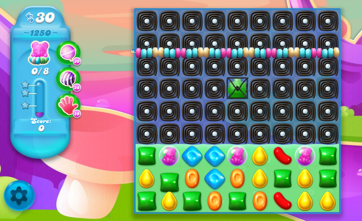 Candy Crush Soda Saga level 1250 Candy Crush Soda Saga level 1250