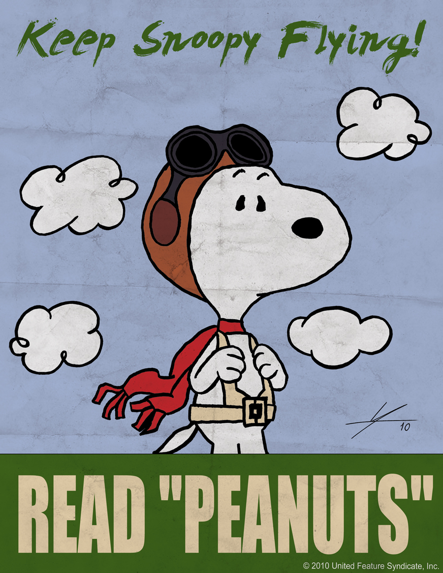 peanuts60thanniversarykeepsnoopyflying