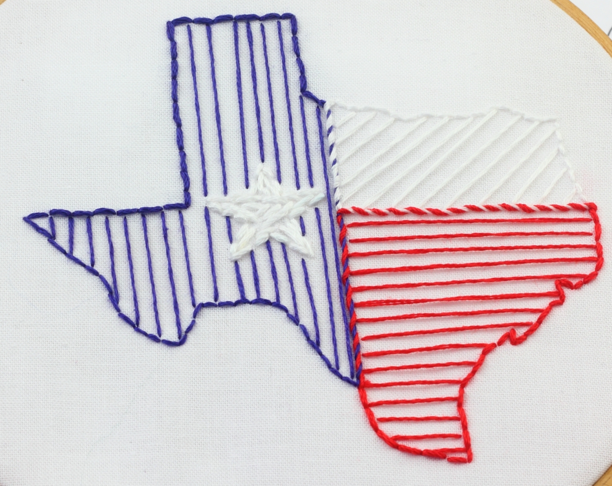 big B Texas Embroidery Design