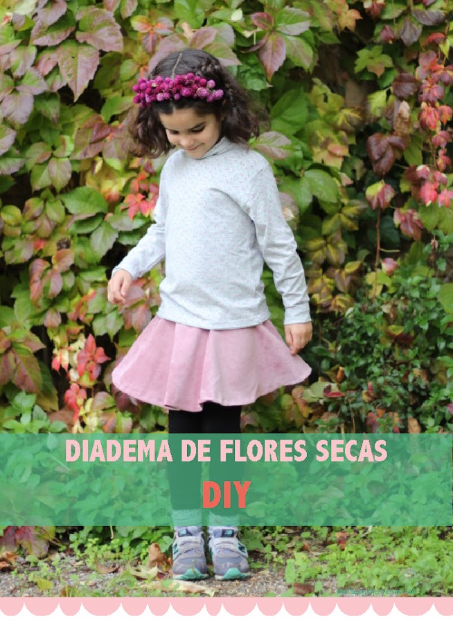 Diadema flores secas DIY