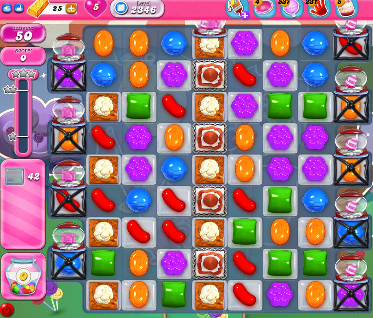 Candy Crush Saga level 2346 Candy Crush Saga level 2346