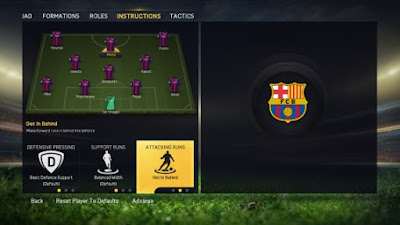 Setting Formasi Terbaik Game FIFA 15 Ala Barcelona