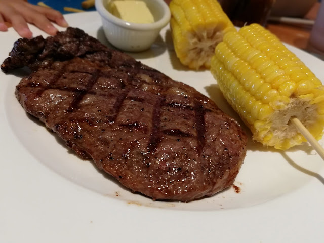 Celebrate Makan-makan Tony Roma's Sempena Beloved Hubby Belated Birthday - 10.10 hari tu birthday beloved hubby (daddy) mummy. Beliau requested no cake. SO, mummy tanya 'how about TR (Tony Roma's)?' . Apabila beliau pun says YES...terus mummy tetapkan kepada satu tarikh untuk Celebrate Makan-makan Tony Roma's Sempena Beloved Hubby Belated Birthday. Siap kena letak tarikh ! Ye lah, jadual kerja daddy tu kadang-kadang last minit kena pergi site, kadang-kadang kami sendiri pulak ada aktiviti family etc. Celebrate Makan-makan Tony Roma's Sempena Beloved Hubby Belated Birthday Celebrate Makan-makan Tony Roma's Sempena Beloved Hubby Belated Birthday. Seawal pagi jam 10, kami dah terpacak di Tony Roma's Citta Mall. Sekali lah breakfast and lunch (BRUNCH). Datang awal, masa restoran baru buka ni senang sket. Tak ramai orang dan dengan harapan servis cepat hehehe. Celebrate Makan-makan Tony Roma's Sempena Beloved Hubby Belated Birthday - 10.10 hari tu birthday beloved hubby (daddy) mummy. Beliau requested no cake. SO, mummy tanya 'how about TR (Tony Roma's)?' . Apabila beliau pun says YES...terus mummy tetapkan kepada satu tarikh untuk Celebrate Makan-makan Tony Roma's Sempena Beloved Hubby Belated Birthday. Siap kena letak tarikh ! Ye lah, jadual kerja daddy tu kadang-kadang last minit kena pergi site, kadang-kadang kami sendiri pulak ada aktiviti family etc. Celebrate Makan-makan Tony Roma's Sempena Beloved Hubby Belated Birthday Celebrate Makan-makan Tony Roma's Sempena Beloved Hubby Belated Birthday. Seawal pagi jam 10, kami dah terpacak di Tony Roma's Citta Mall. Sekali lah breakfast and lunch (BRUNCH). Datang awal, masa restoran baru buka ni senang sket. Tak ramai orang dan dengan harapan servis cepat hehehe.