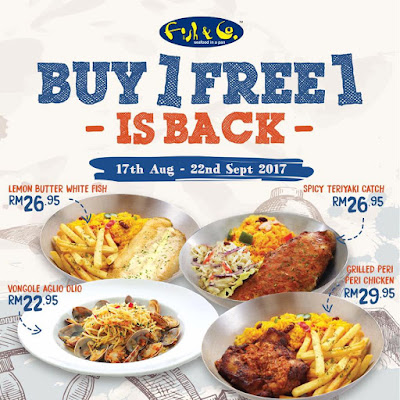 Fish & Co. Malaysia Buy 1 Free 1 Promo