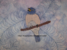 My Thread Painted Bluebird