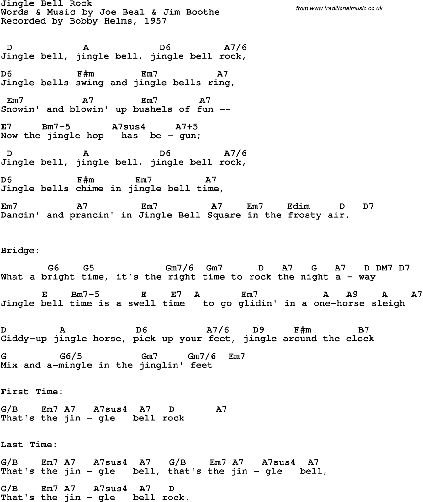 5 Jingle Bells Guitar Chords Easy