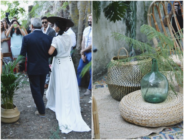 sara lage vestido novia boda tropical vejer de la frontera blog atodoconfetti