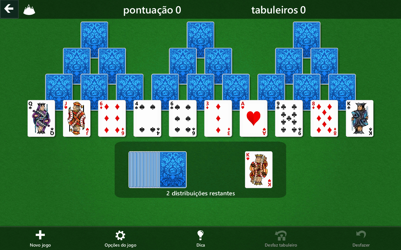 FunGamePlay Solitária Pirâmide - Jogo Gratuito Online