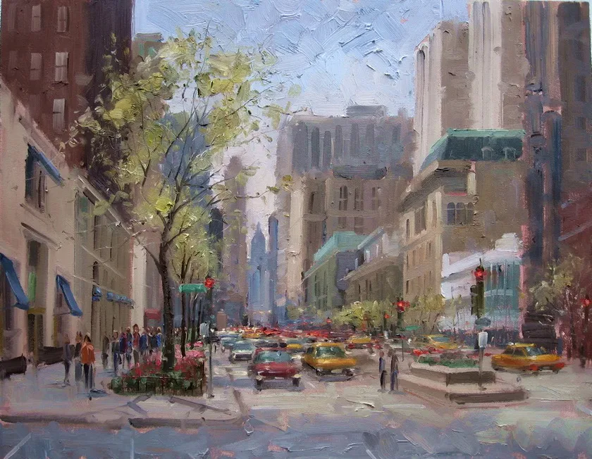 Eugene Paprocki 1971 ~ American painter | The impressionist city Eugene Paprocki 1971 ~ American painter | The impressionist city
