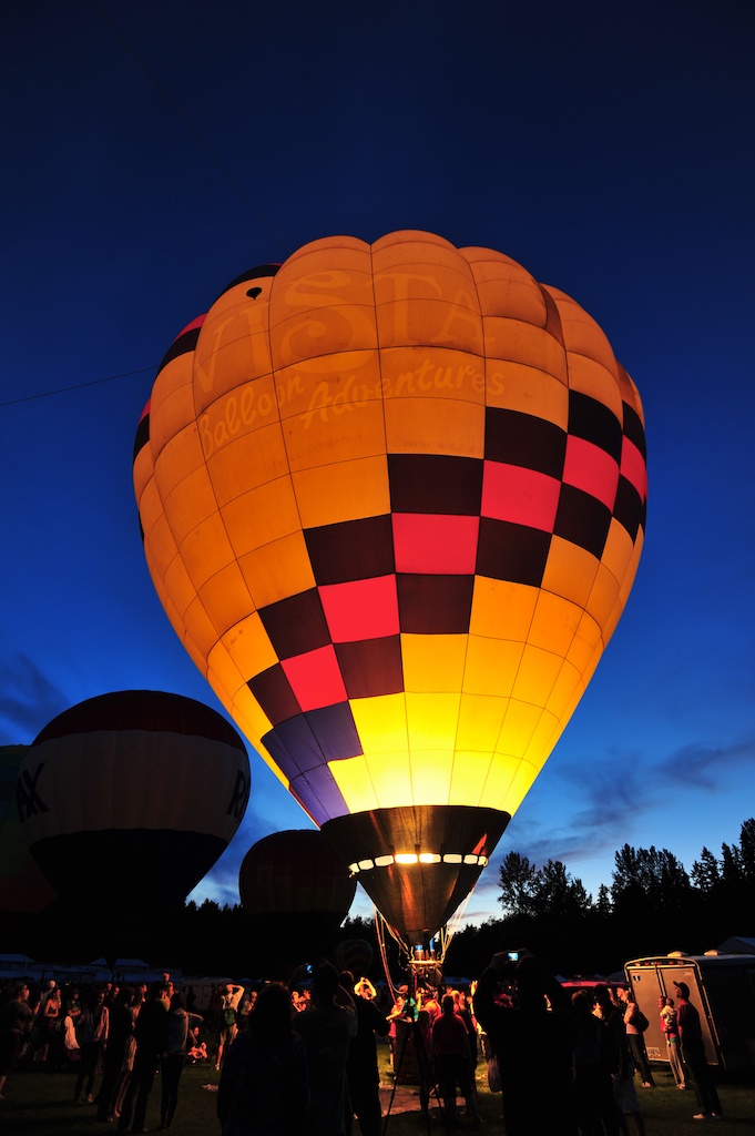 Photos by Quaeréndus Night Glow at Tigard Balloon Festival