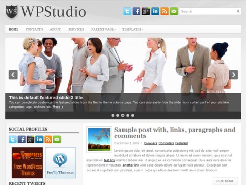 Free WpStudio WordPress Theme Free WpStudio WordPress Theme