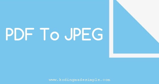 How to Convert PDF to JPEG Image in PHP