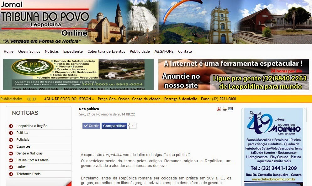 ACRÓPOLE Tribuna do Povo ACRÓPOLE Tribuna do Povo