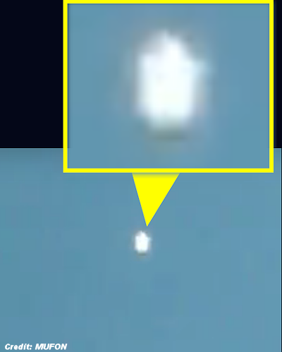cylinder-Shaped UFO Video-Recorded From Passenger Plane 3-12-2014