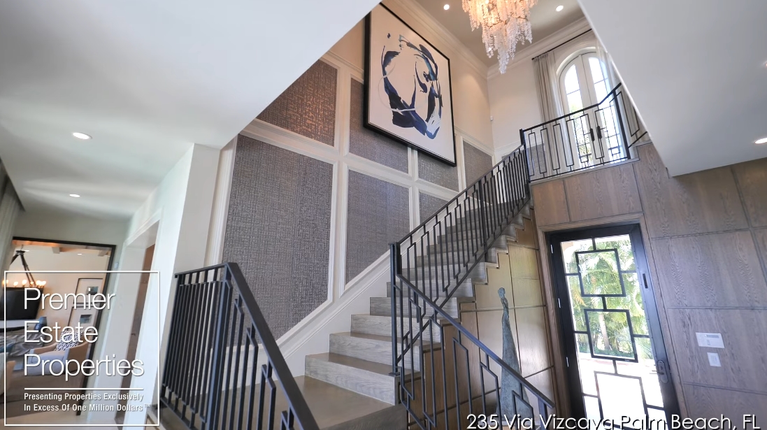 58 Interior Design Photos vs. 235 Via Vizcaya, Palm Beach, FL Luxury Home Tour