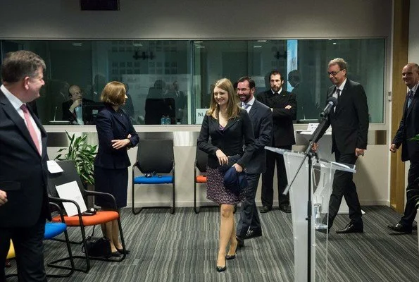 Hereditary Grand Duke Guillaume and Hereditary Grand Duchess Stéphanie visited Benelux headquarters in Brussels