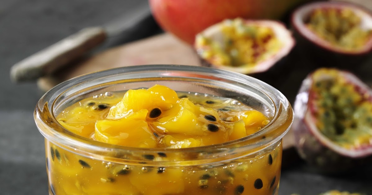 Mango & Passion Fruit Jam Recipe.. Claire Justine