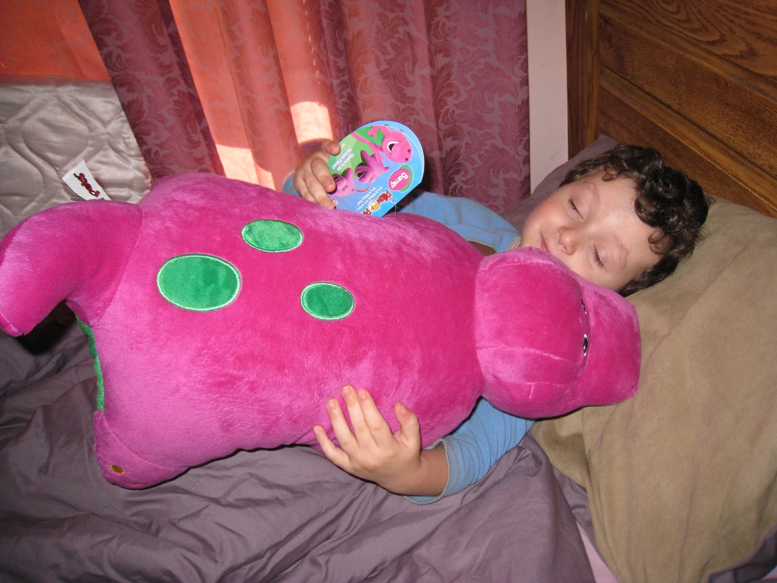 Make It A Barney Christmas With Pillow Pets And A Dvd W