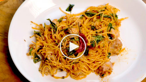 Chicken 65 Noodles Chicken 65 Noodles