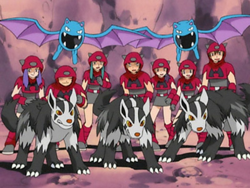 Los Pokémon traen cada líder del - Equipo Magmar EA./LP.