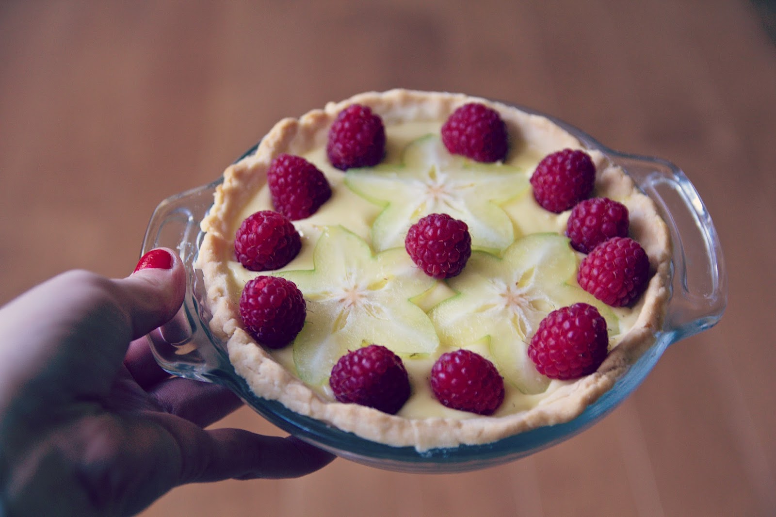 Lexalex Recipes GF Star Fruit Custard Tart