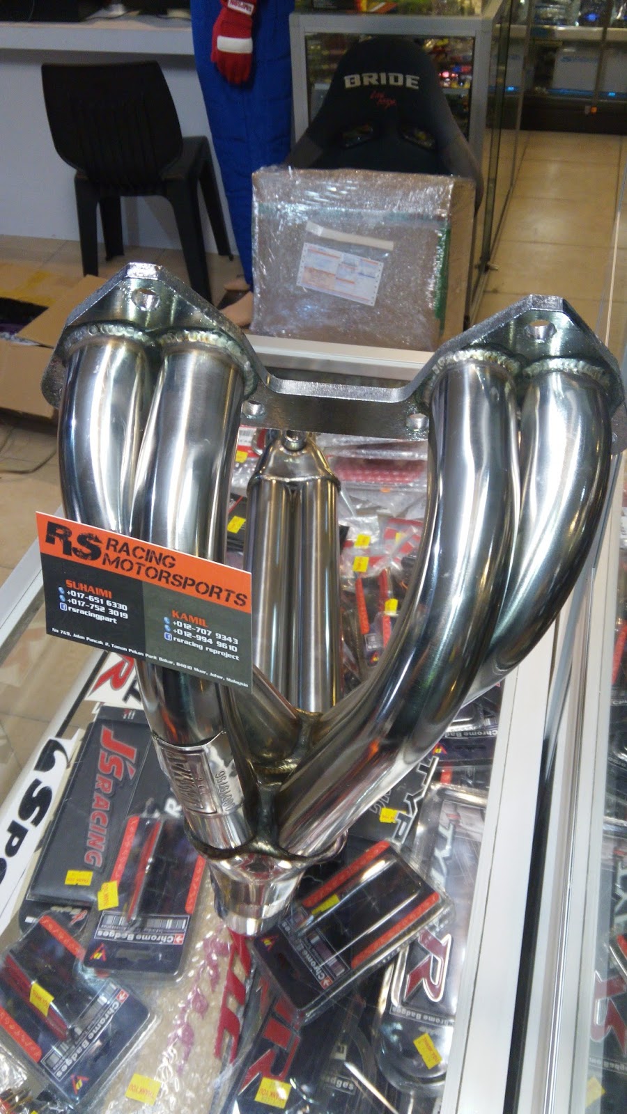 RS RACING MOTORSPORTS Extractor 421 for proton 4g13 / 4g15 Car